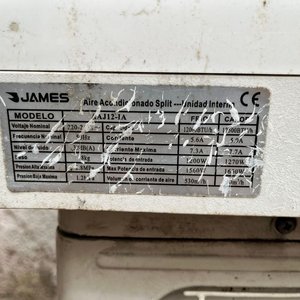 Aire Acondicionado Split James 12000 BTU - Unidad Interior y Exterior - imagen 3