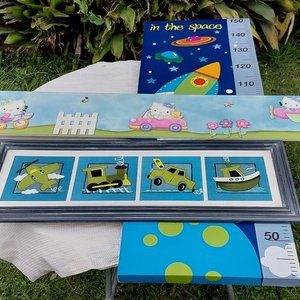 Lote siguiente: Set de 3 Cuadros Decorativos Infantiles Temáticos