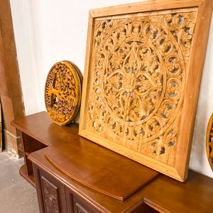 Árbol de la Vida y Panel Decorativo Tallado en Madera - imagen 4