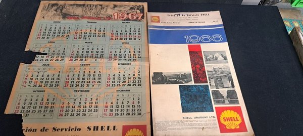 Almanaques Shell de 1966 y 1967 - imagen 1