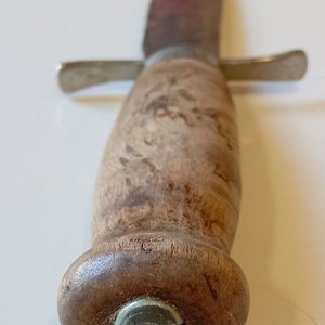 Cuchillo de Caza Erik Frost Mora Suecia con Vaina de Cuero - imagen 4