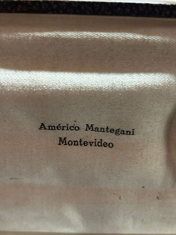 Juego de escritorio en plata platero Mantegani - Colección de plata antigua - imagen 2