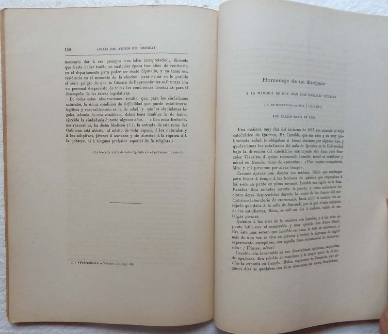 Revista Anales Del Ateneo Del Uruguay, una publicación mensual de 1884 - imagen 7