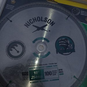 Lote de 2 Sierras Circulares para Madera y Aluminio Nicholson y Unaimex - imagen 2