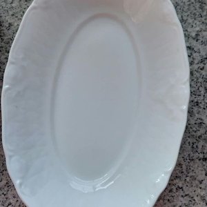 Juego de 3 Fuentes Blancas de Cerámica para Servir - imagen 2