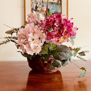 3 Macetones con Arreglos Florales Sintéticos de Interior - imagen 5