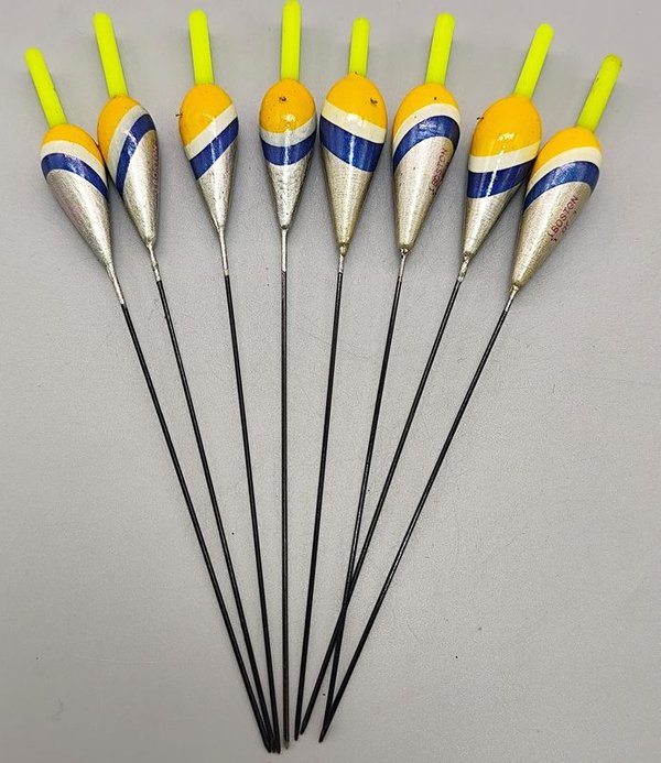 Lote de 8 Boyas de Pesca Boston con Antena Larga - imagen 1