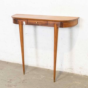 Consola Americana de Madera con Cajón - Restaurada - imagen 1