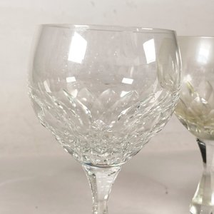 Set de 7 Copas de Cristal Hialino Tallado - imagen 3