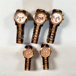 Lote siguiente: Lote de 5 Relojes de Pulsera Michael Kors Marrón Carey
