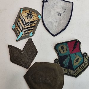 Lote de 5 Parches Militares y Policiales: Soviético, USAFSS, Victoria Police, Israelíes - imagen 2