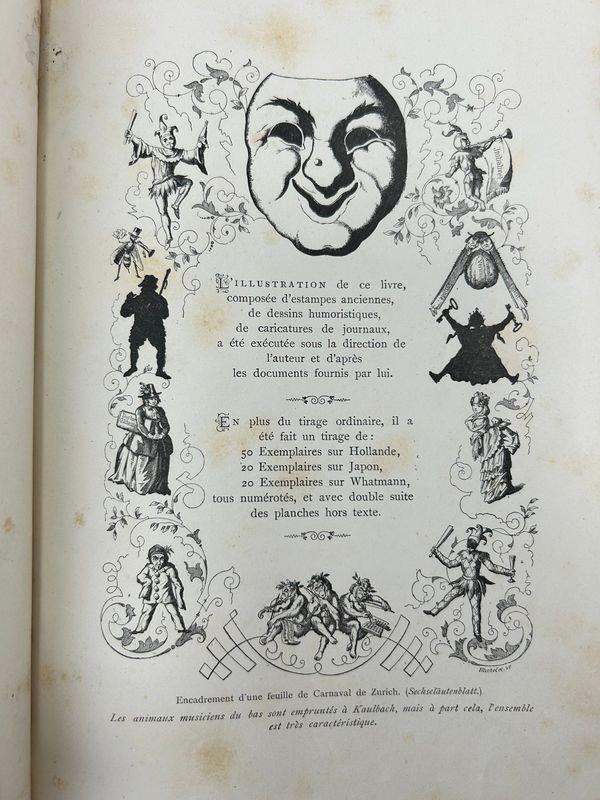 Libro de caricaturas en Alemania 1885 ilustrado edición original - imagen 7
