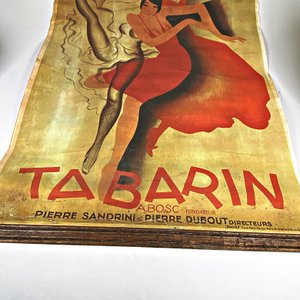 Afiche "Tabarin" de París por Paul Colin, Época Cabaret - imagen 5