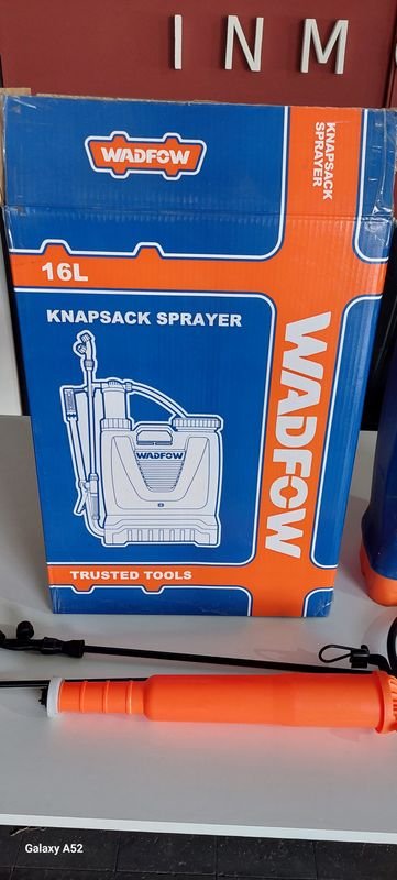 Mochila de fumigar Wadpack con mango naranja - imagen 3