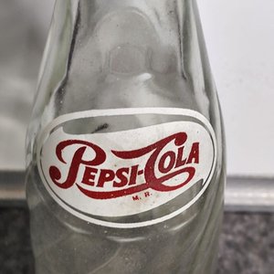 Botella Antigua de Vidrio Pepsi-Cola - imagen 3