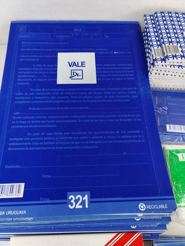 Lote de recibos, vales y comprobantes en buen estado - imagen 7
