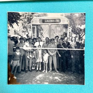 Lote de fotos históricas: Inauguración COETC 1963 y primera línea 404 - imagen 2