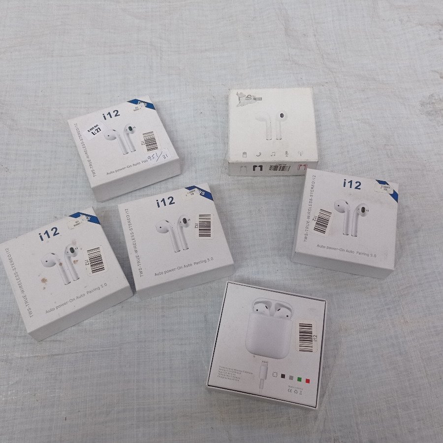 Seis auriculares inalámbricos