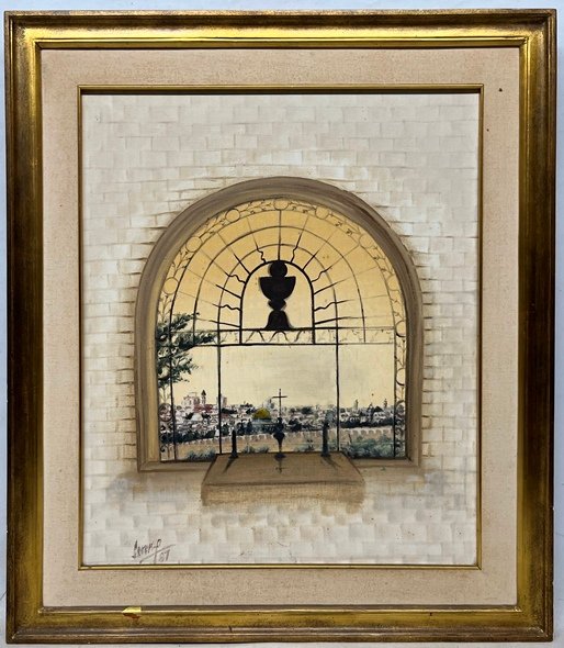 Lorenzo 'Ventana de medio punto' - Pintura al óleo sobre tela