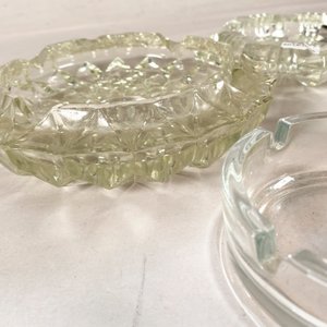 Lote de 7 Ceniceros de Cristal y Vidrio Vintage - imagen 2