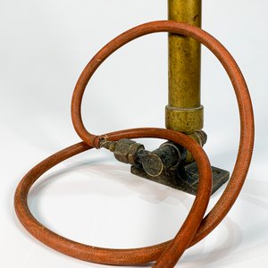 Inflador de Pie Inglés Cilindrico en Bronce - 60 cm - imagen 4