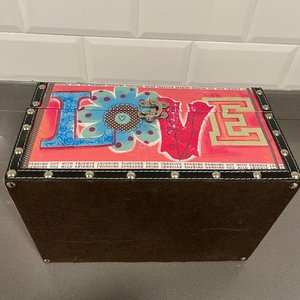 Caja Decorativa "Love", Portaretrato y Cuadro de Ositos - imagen 5