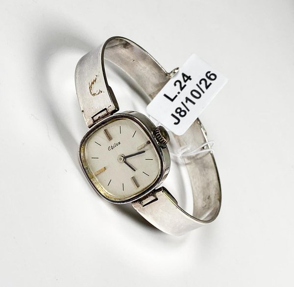 Reloj de Pulsera Chilex de Plata Francesa para Dama - imagen 1