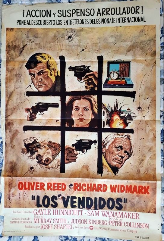 Poster Original de Cine "Los Vendidos" (The Sell Out) - Oliver Reed, 1976