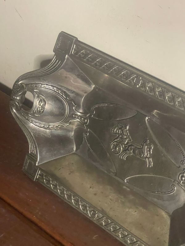 Bandela con relieve antigua - Pieza de arte y decoración - imagen 2