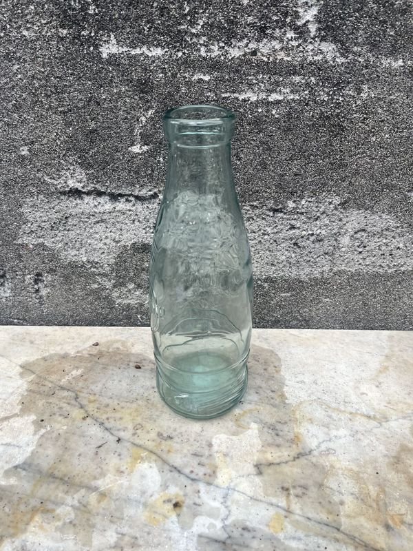 Botella de leche vintage con etiqueta original - imagen 4