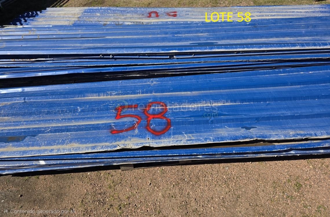 Chapa Metálica Ondulada Azul para Construcción