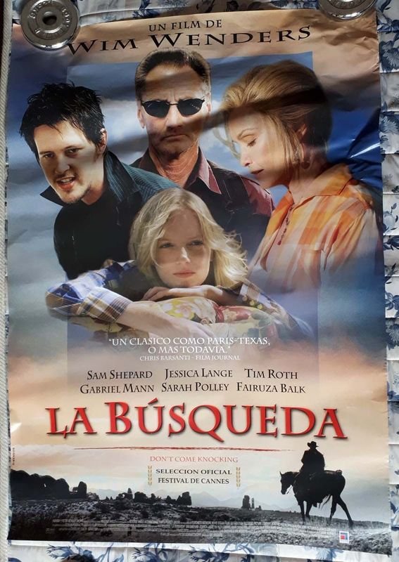 Poster Original "La Búsqueda" (Don't Come Knocking) de Wim Wenders y Sam Shepard (2005)