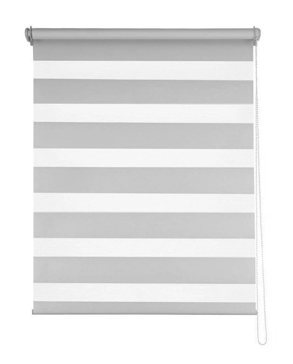 Cortina Roller Zebra Gris 120x210cm con Accesorios