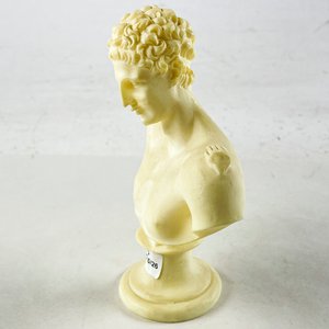 Busto de Hermes en Alabastro, 15 cm - imagen 2