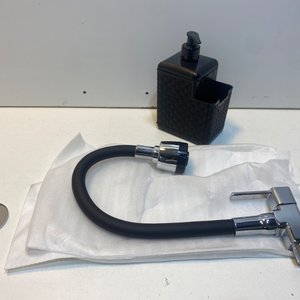 Juego de Canilla Monocomando Flexible para Cocina con Dispensador de Jabón - imagen 2