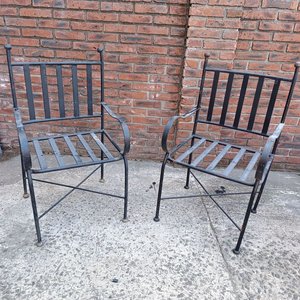 Par de Sillones de Hierro Estilo Clásico - imagen 1
