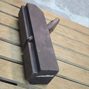 Cepillo de carpintería antiguo de madera - imagen 5