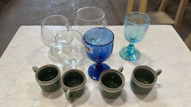 Copa y Taza de Vidrio y Cerámica - imagen 2