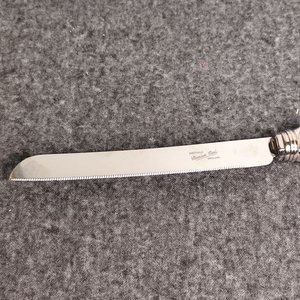 Cuchillo de Mesa Sheffield England con Mango de Plata Esterlina 925 - imagen 6