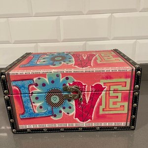 Caja Decorativa "Love", Portaretrato y Cuadro de Ositos - imagen 6