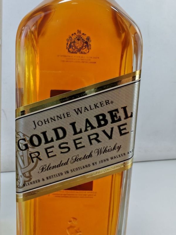 Botella de Whisky Johnnie Walker 750ml con etiqueta dorada - imagen 2