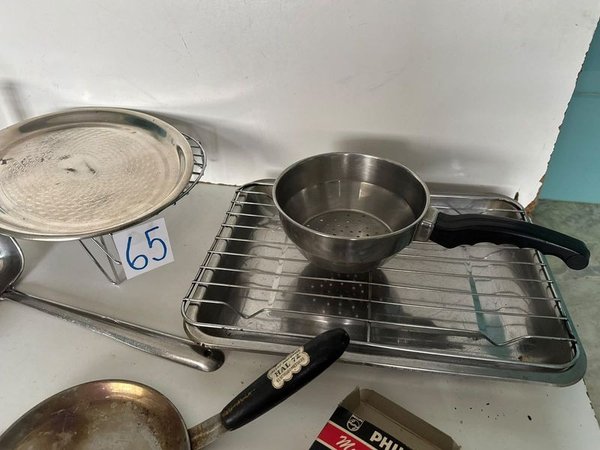 Set de Utensilios de Cocina y Bandejas de Acero Inoxidable - imagen 1