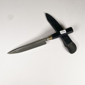 Lote siguiente: Cuchillo Español A. Zarzabal Hoja de Acero 17 cm con Vaina