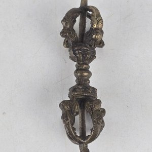 Conjunto Ritual Budismo Tibetano: Campana Ghanta y Cetro Vajra Dorje - imagen 3