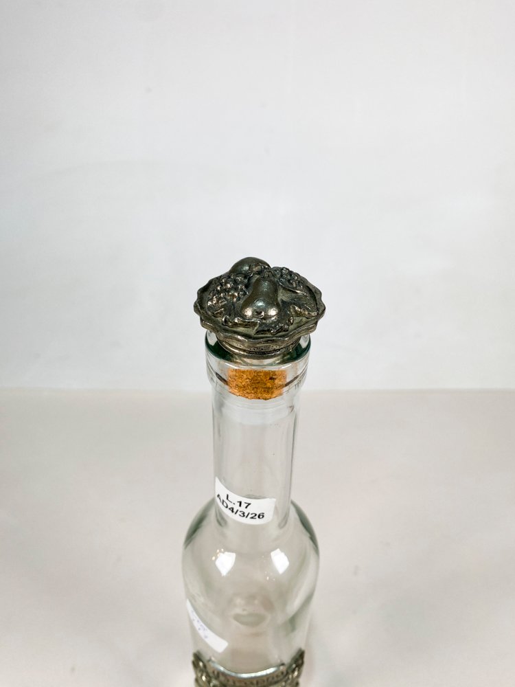 Botella hialina con diseño metálico - imagen 3