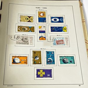 Dos Álbumes de Sellos Postales Variados - imagen 6