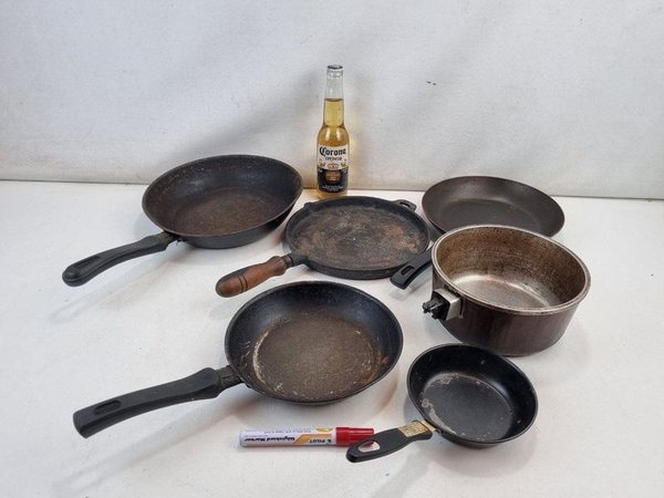 Set de 6 Piezas de Cocina: Sartenes y Cacerola Essen de Hierro Fundido - imagen 1