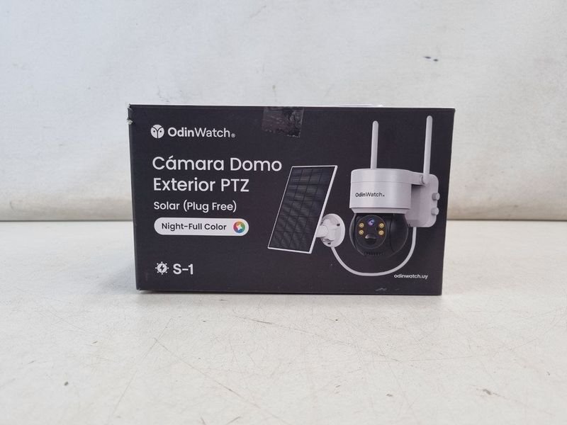 Kit Cámara Seguridad Exterior OdinWatch PTZ Solar con Panel y App iCSee