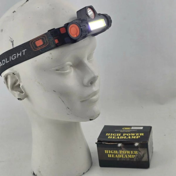 Linterna Frontal LED Recargable Alta Potencia