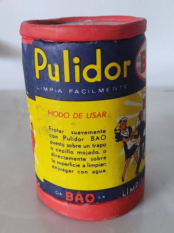 Pote de Pulidor BÃO sin abrir - Colección de Artículos Industriales - imagen 2